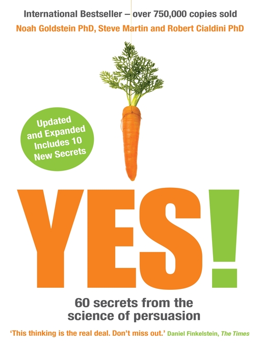 Title details for Yes! by Noah Goldstein - Available